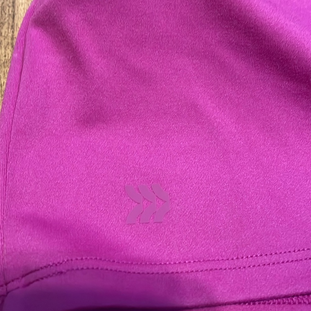 All in Motion women’s XL bra top flex vneck pink purple quick dry UPF NWT - Picture 5 of 12